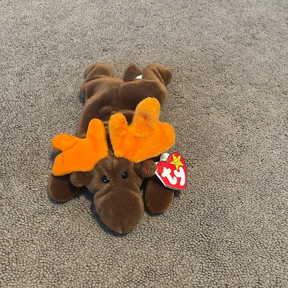 Chocolate Moose Beanie Baby. Vintage 1993. - Picture 1 of 6